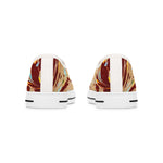 Abstract Marble Art Women’s Low Top Canvas Sneakers