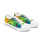Fluid Modern Art Pattern Women’s Low Top Sneakers