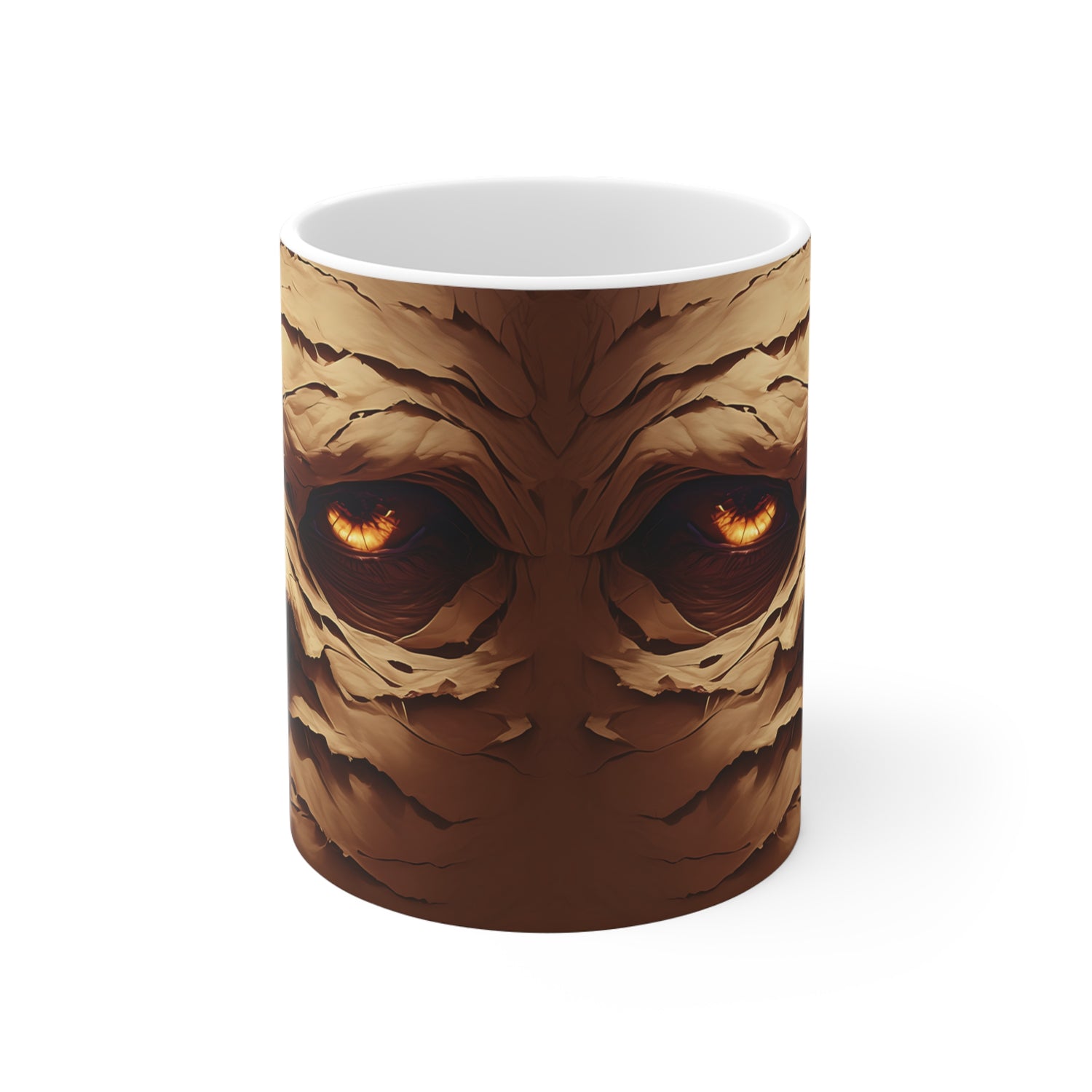 Coffee Mug with a mumy design on a white background