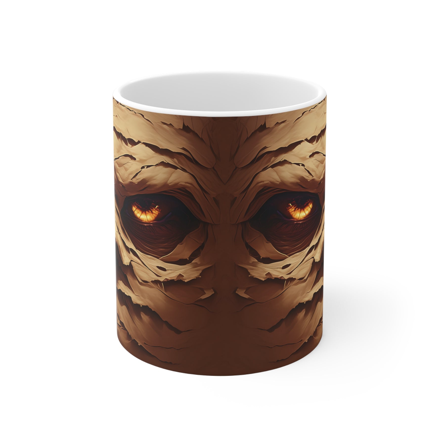 Coffee Mug with a mumy design on a white background