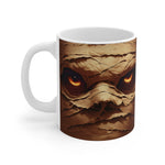Mug with a mummy design on a white background