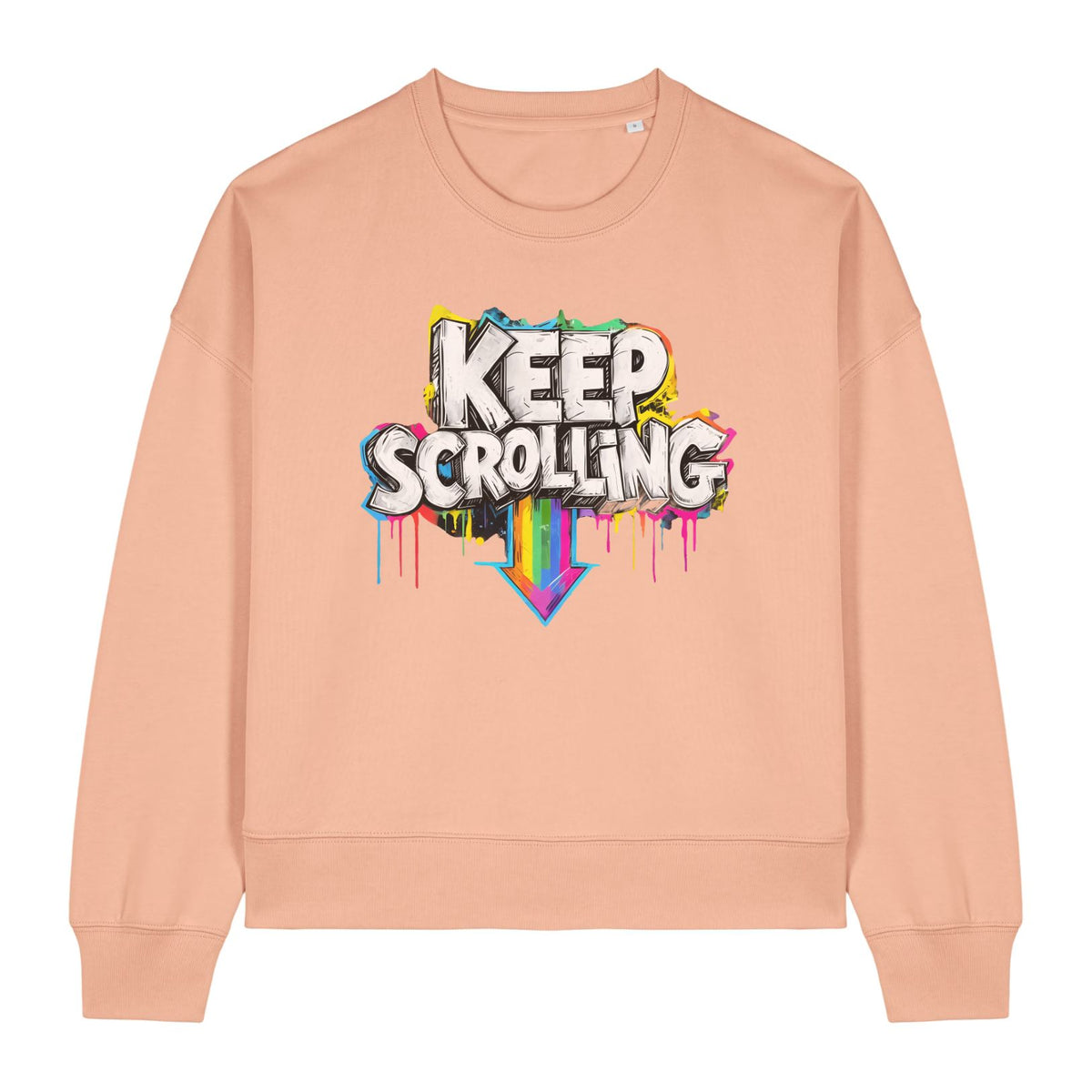 Keep Scrolling Women's Graffiti Sweatshirt