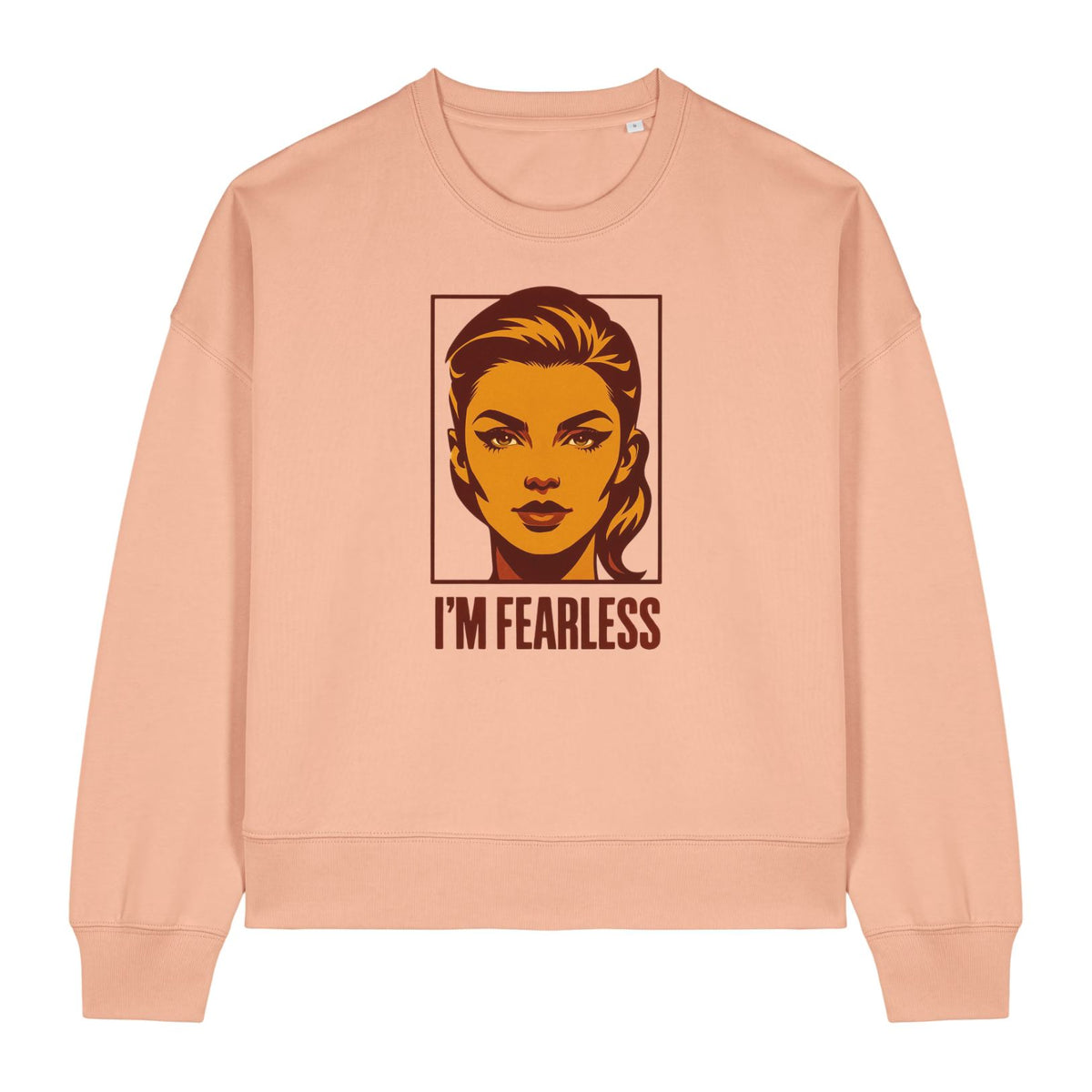 Vintage Style Pop Art Female Portrait Women's Sweatshirt