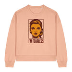 Vintage Style Pop Art Female Portrait Women's Sweatshirt
