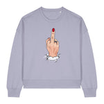 Middle Finger Up Women's Crewneck Sweatshirt