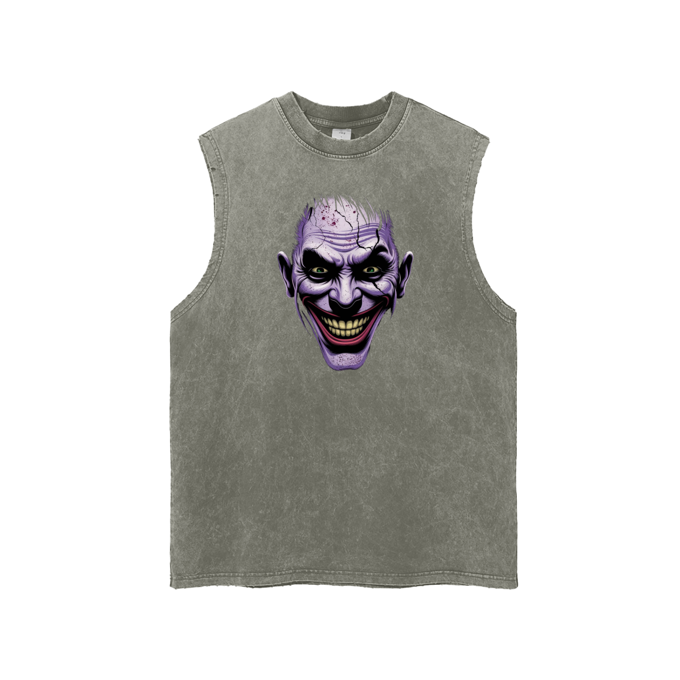 Creepy Joker Style Men's Tank Top