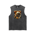 Live Fast Ride Hard Motorcycle Tank Top for Men