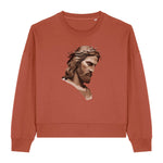 Jesus Portrait Women's Sweatshirt