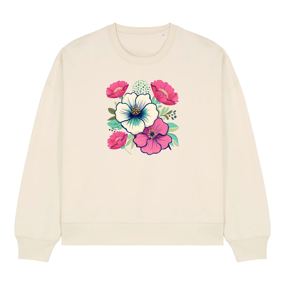 Women's Floral Pattern Sweatshirt