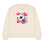 Women's Floral Pattern Sweatshirt
