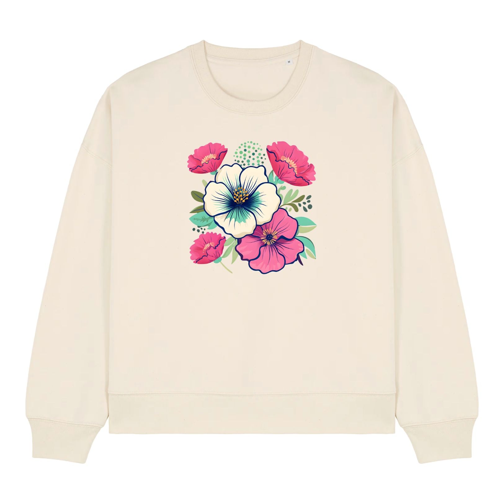 Women's Floral Pattern Sweatshirt