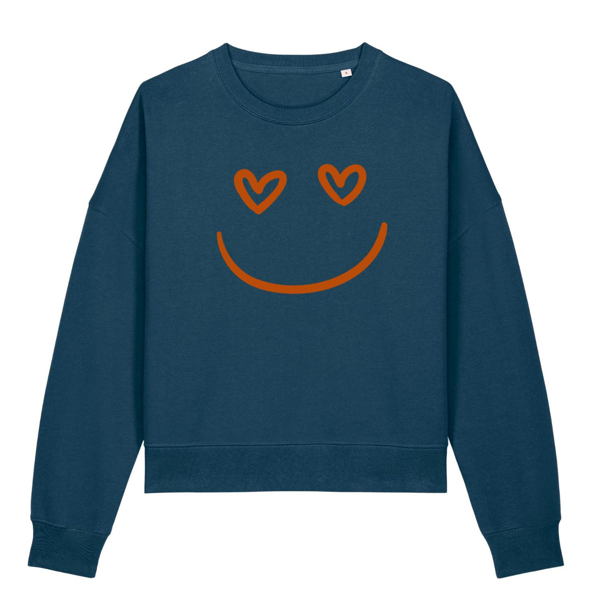 "Love Eyes" Heart Smiley Women's Sweatshirt
