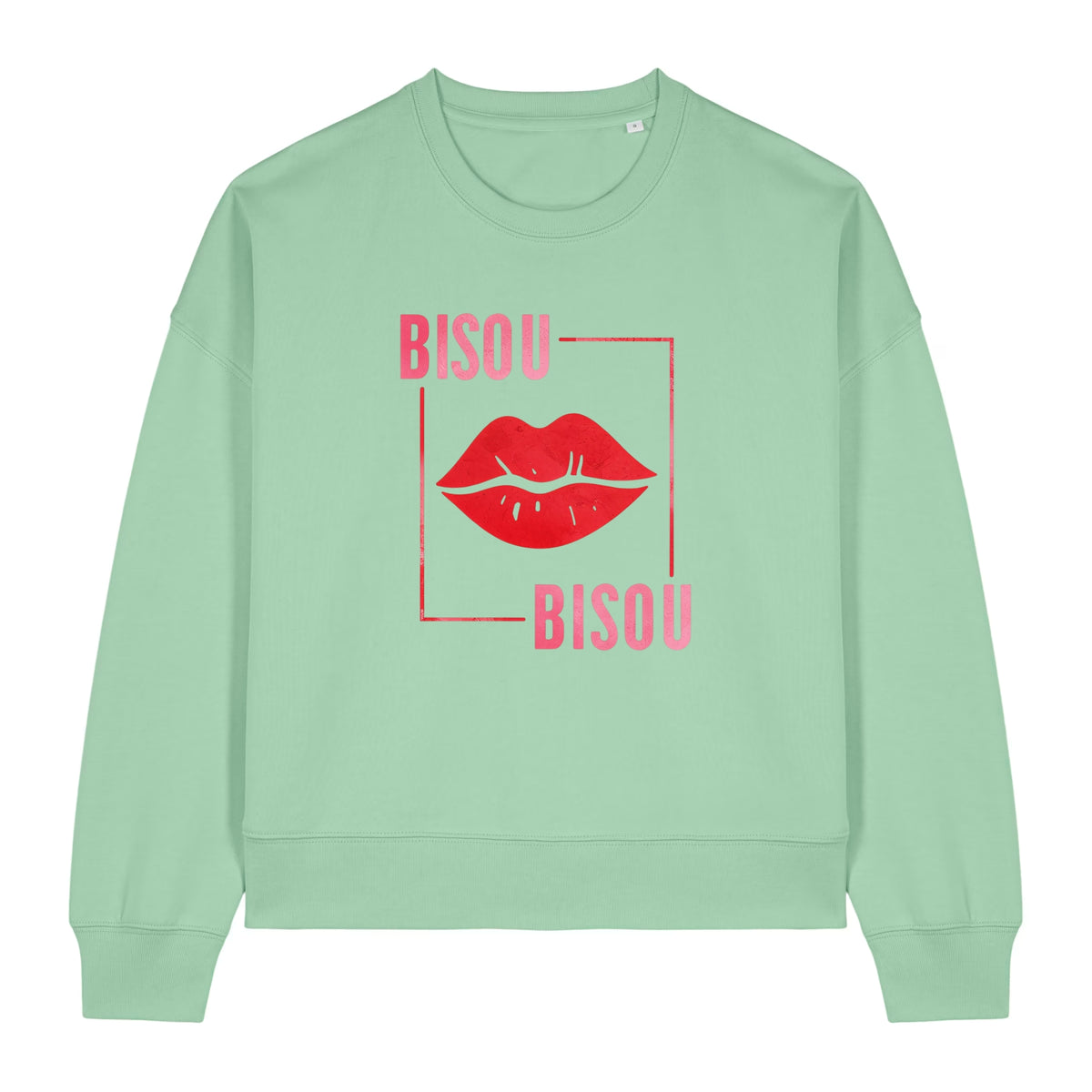 Vintage Style Bisou Women's Graphic Sweatshirt