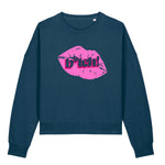 "B*tch" Lips Women's Graphic Sweatshirt