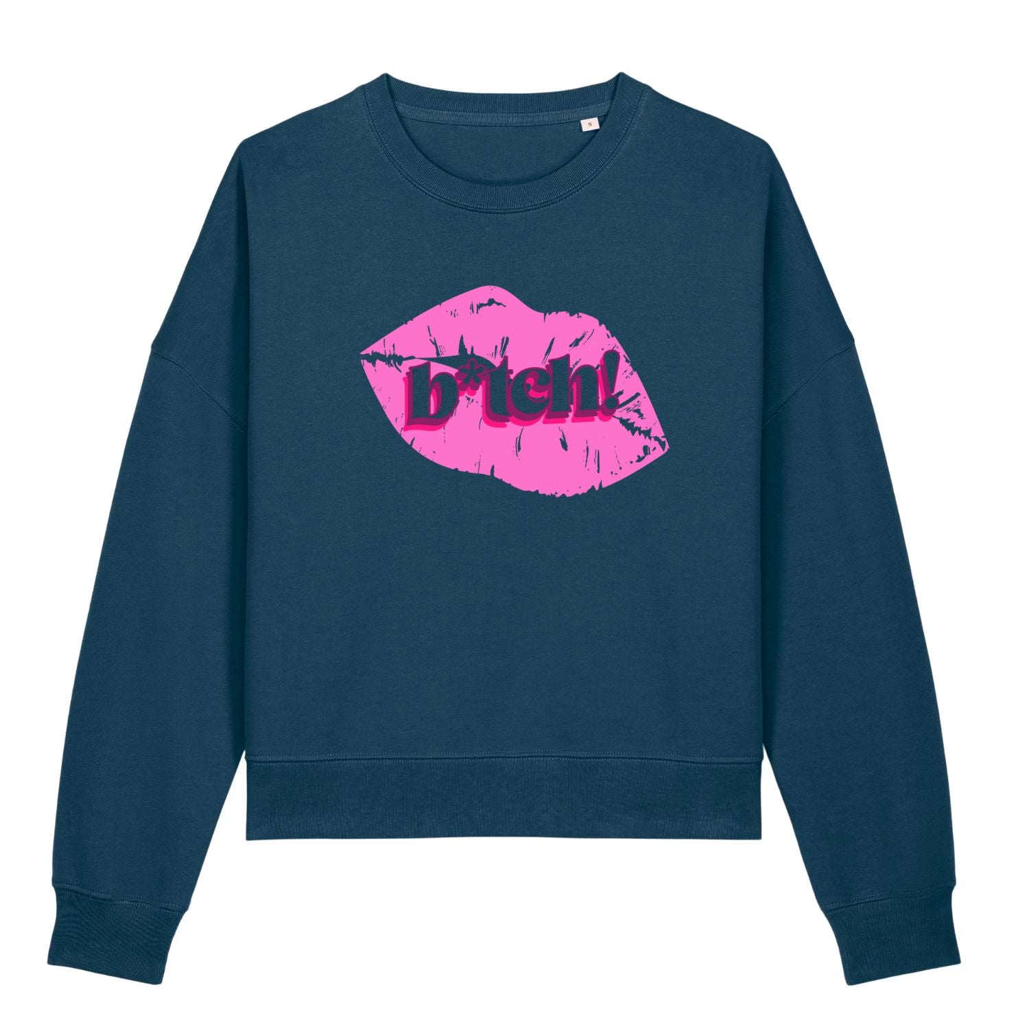 "B*tch" Lips Women's Graphic Sweatshirt