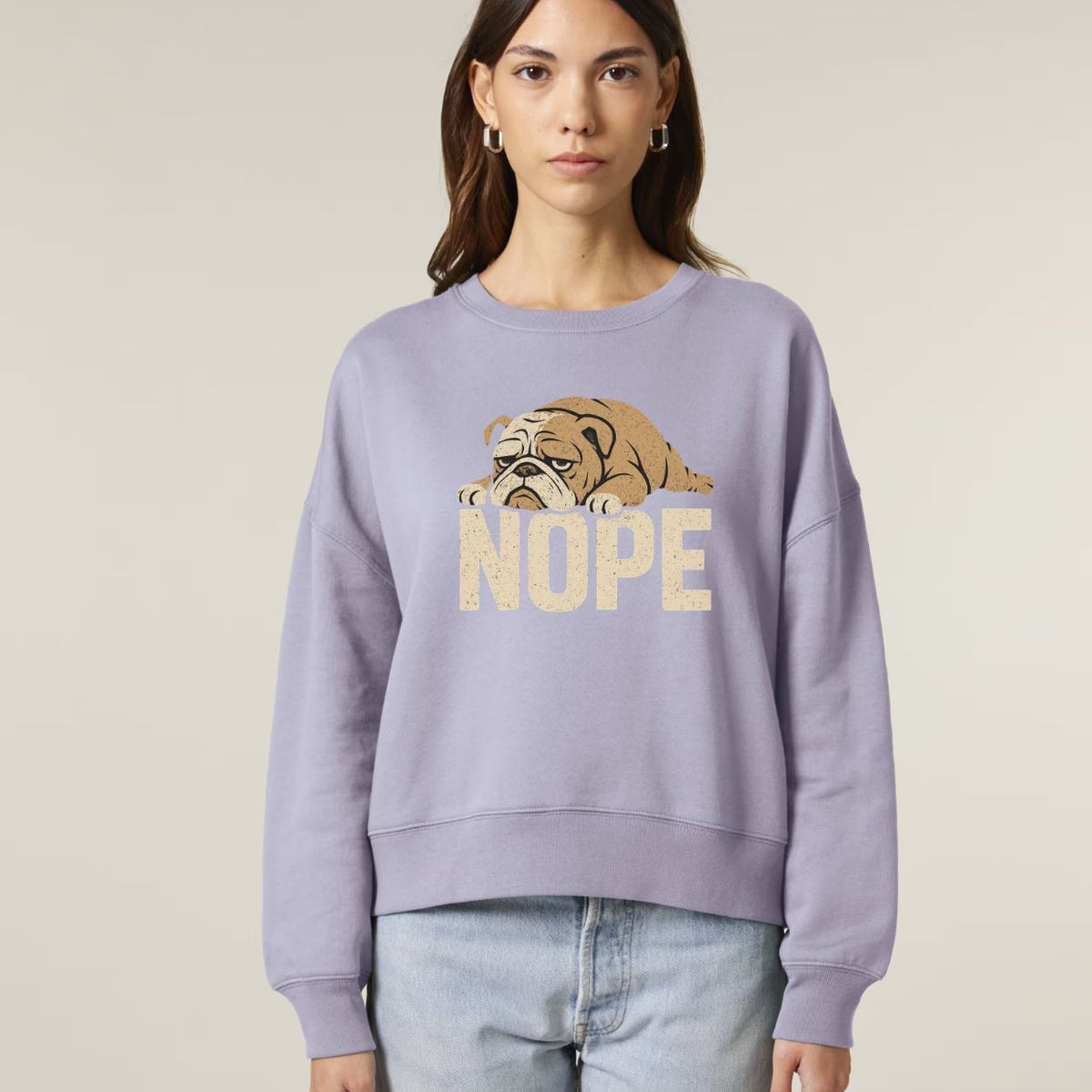 Lazy Bulldog Nope Women’s Sweatshirt