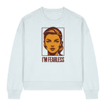 Vintage Style Pop Art Female Portrait Women's Sweatshirt
