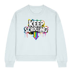 Keep Scrolling Women's Graffiti Sweatshirt