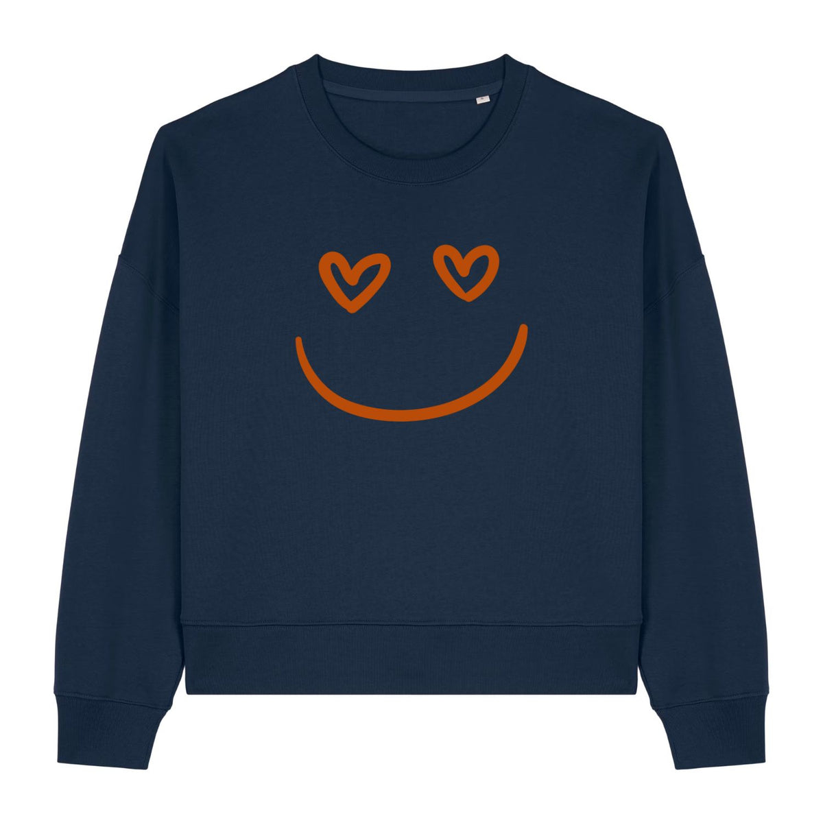 "Love Eyes" Heart Smiley Women's Sweatshirt