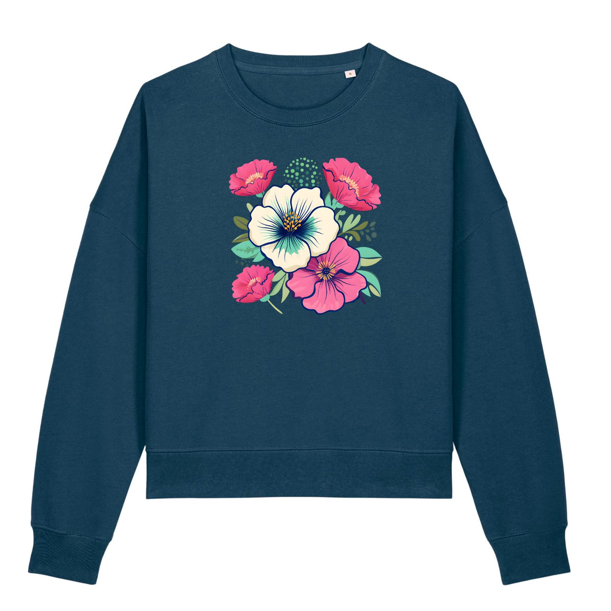 Women's Floral Pattern Sweatshirt
