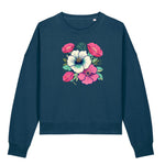 Women's Floral Pattern Sweatshirt