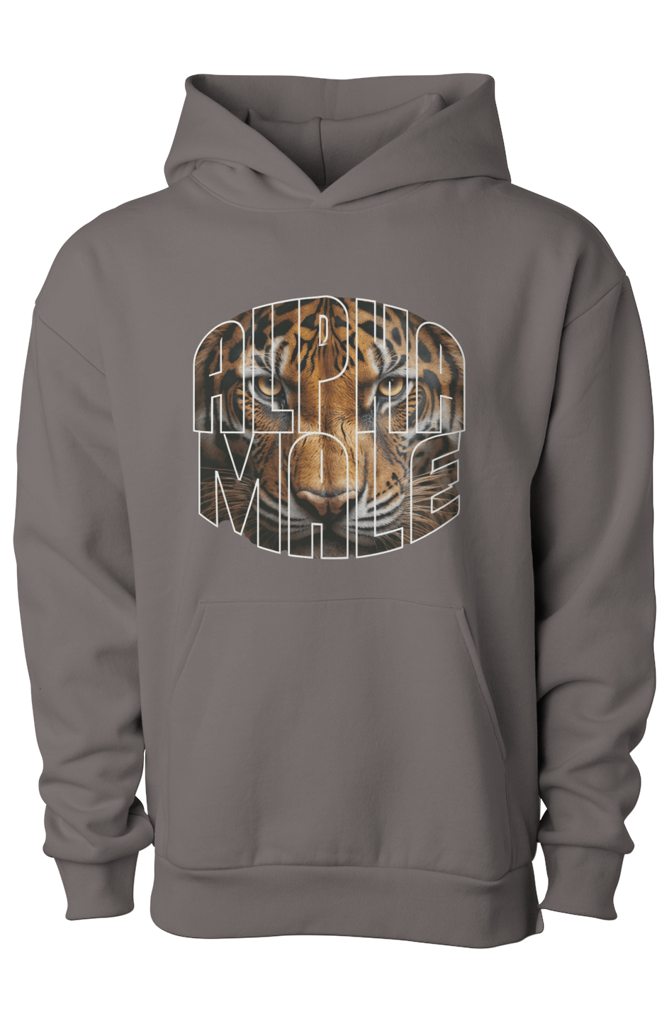 Powerful Tiger Alpha Male Graphic Hoodie