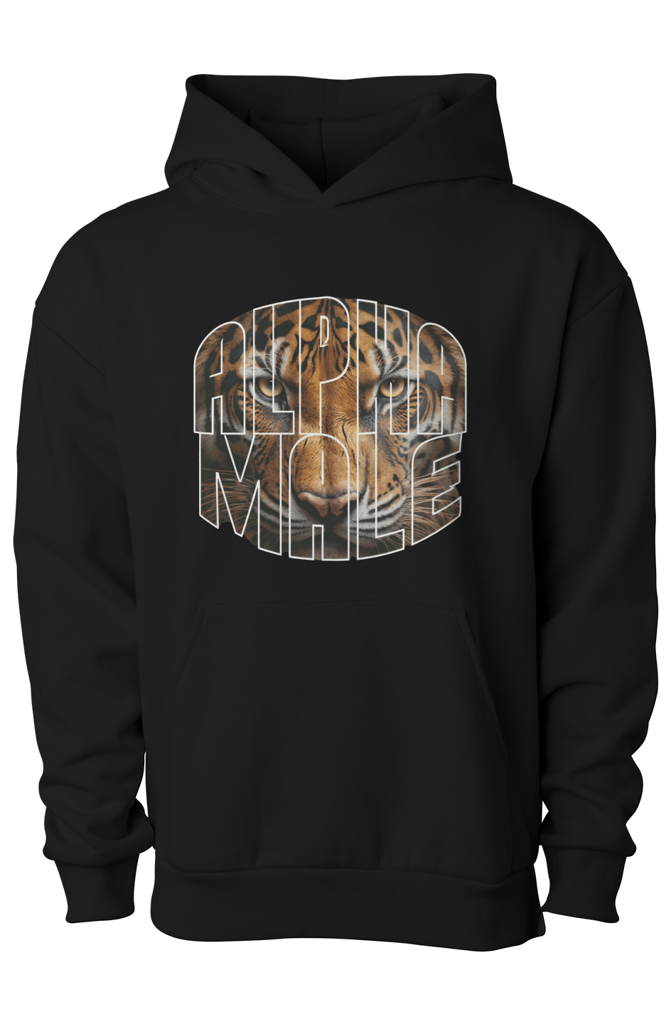 Powerful Tiger Alpha Male Graphic Hoodie