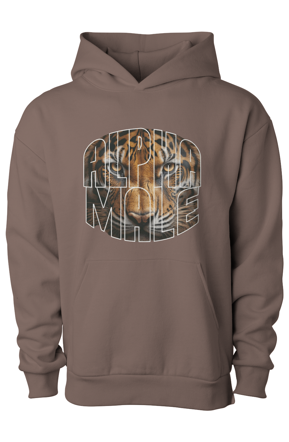 Powerful Tiger Alpha Male Graphic Hoodie