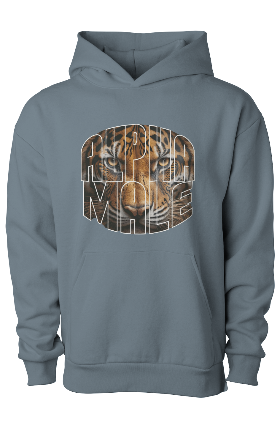Powerful Tiger Alpha Male Graphic Hoodie