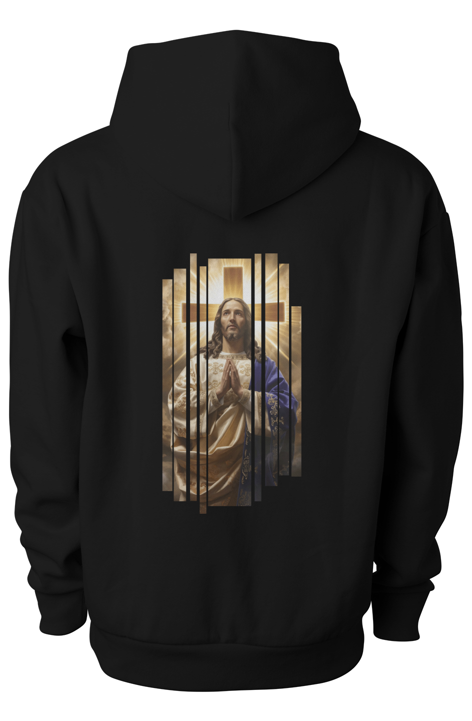 Jesus Christ Cross Men's Hoodie