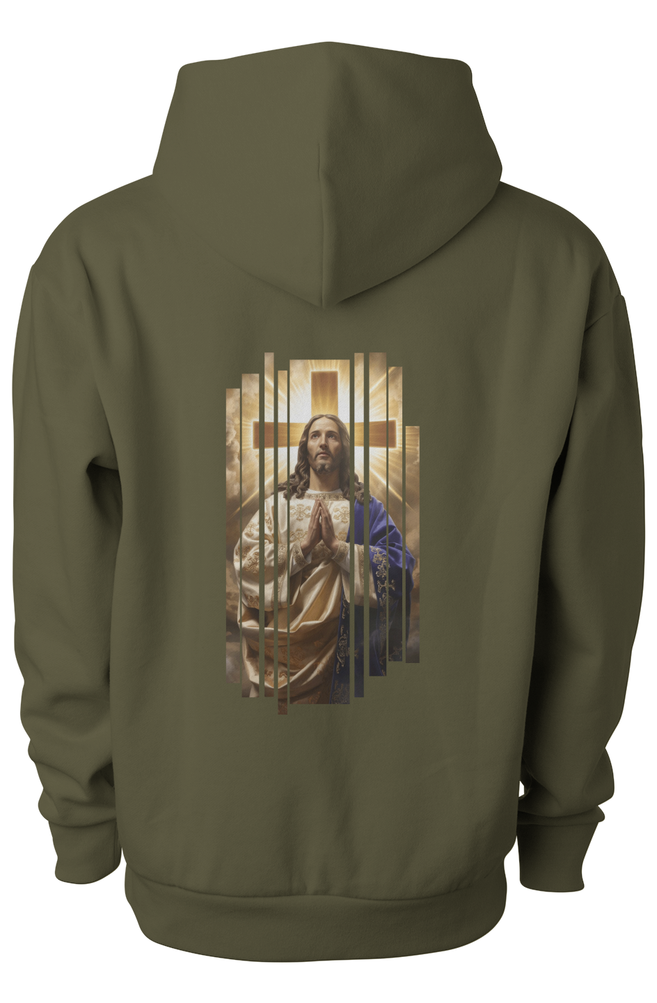 Jesus Christ Cross Men's Hoodie