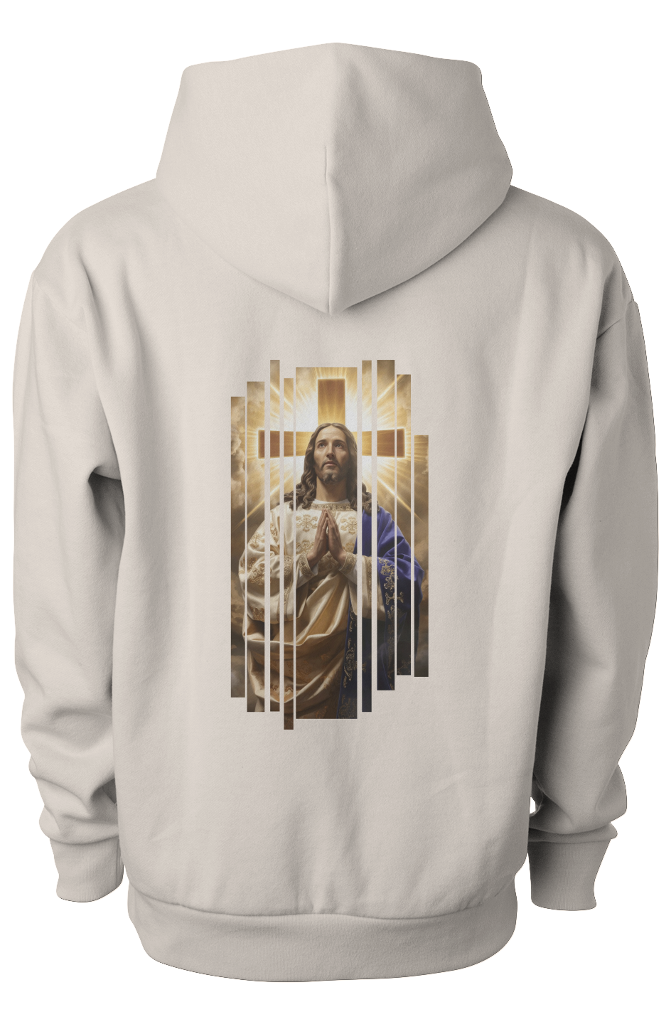 Jesus Christ Cross Men's Hoodie