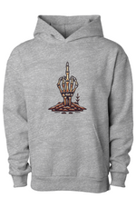 "F-You From The Grave" Men's Graphic Hoodie