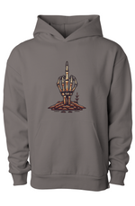 "F-You From The Grave" Men's Graphic Hoodie