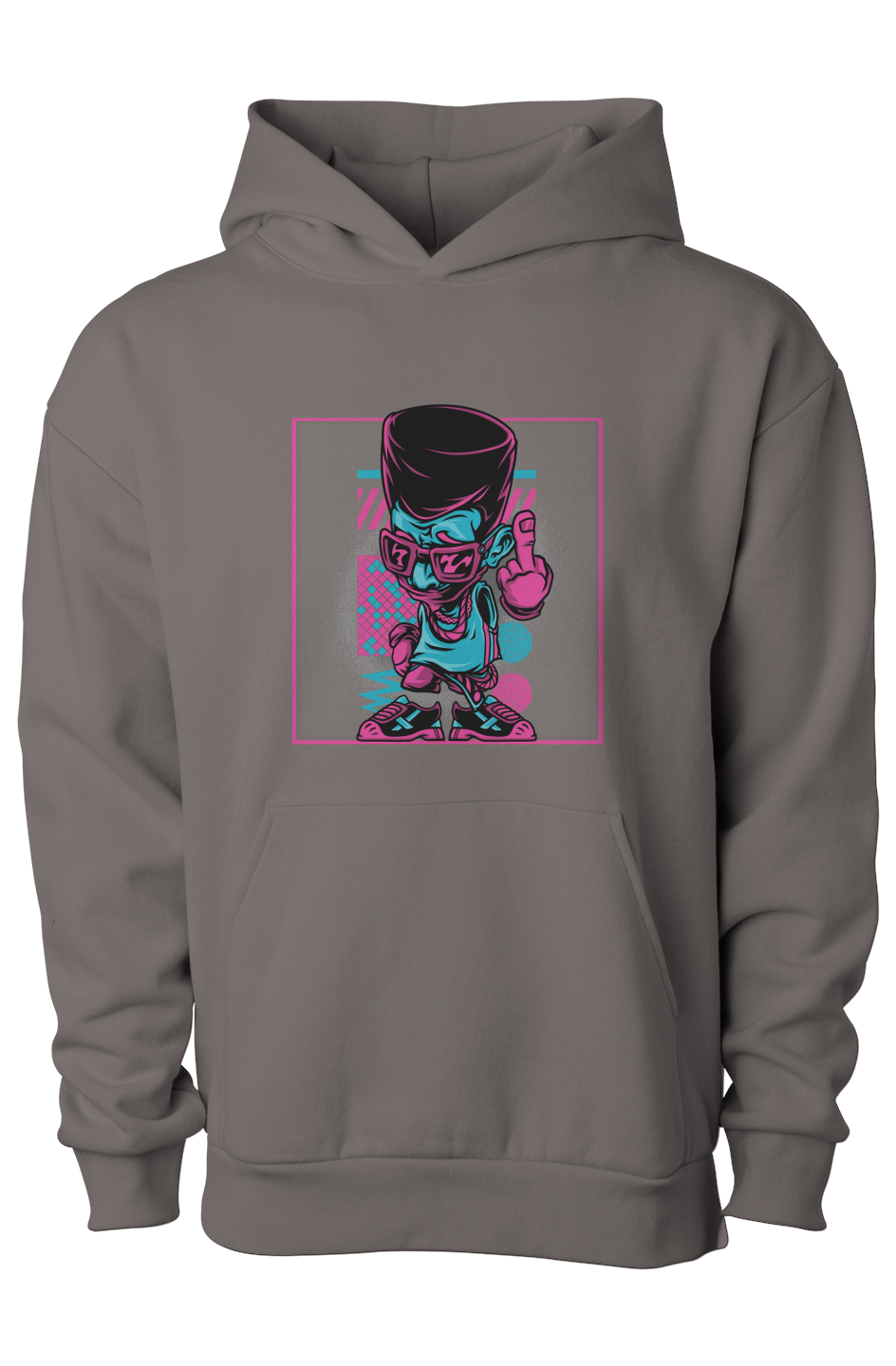 Hip-Hop Character Street Art Men's Graphic Hoodie 