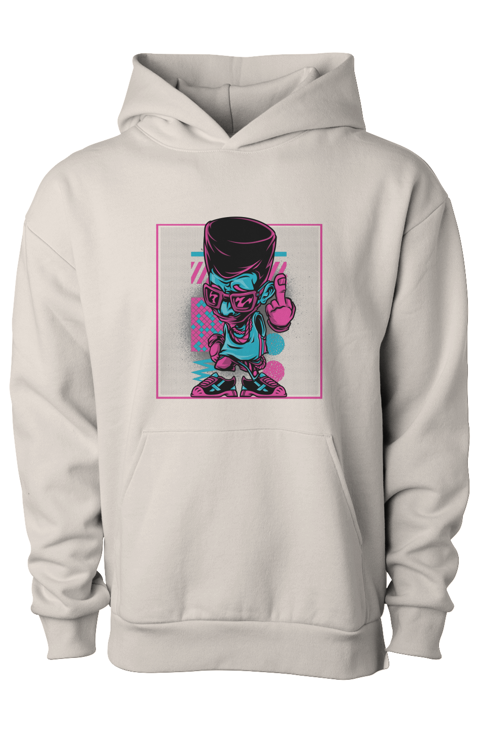 Hip-Hop Character Street Art Men's Graphic Hoodie