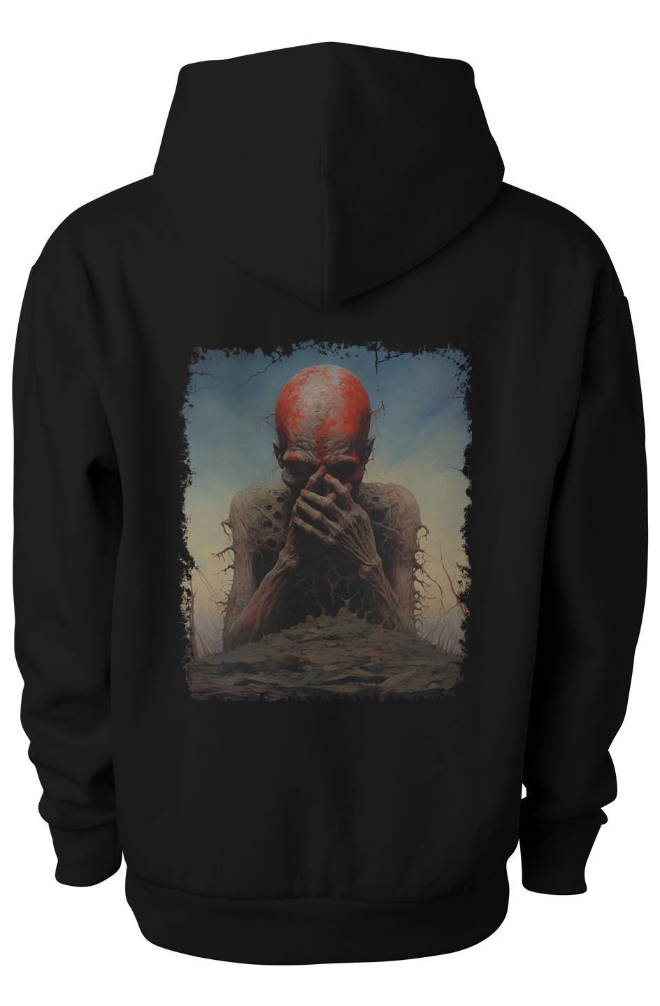 Men's Gothic Horror Art Hoodie