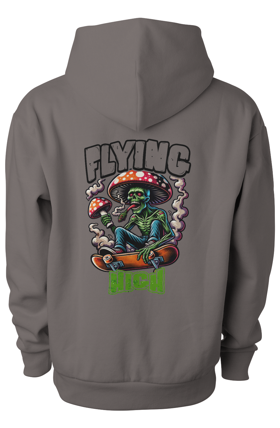 Men's "Flying High" Zombie Skater Graphic Hoodie