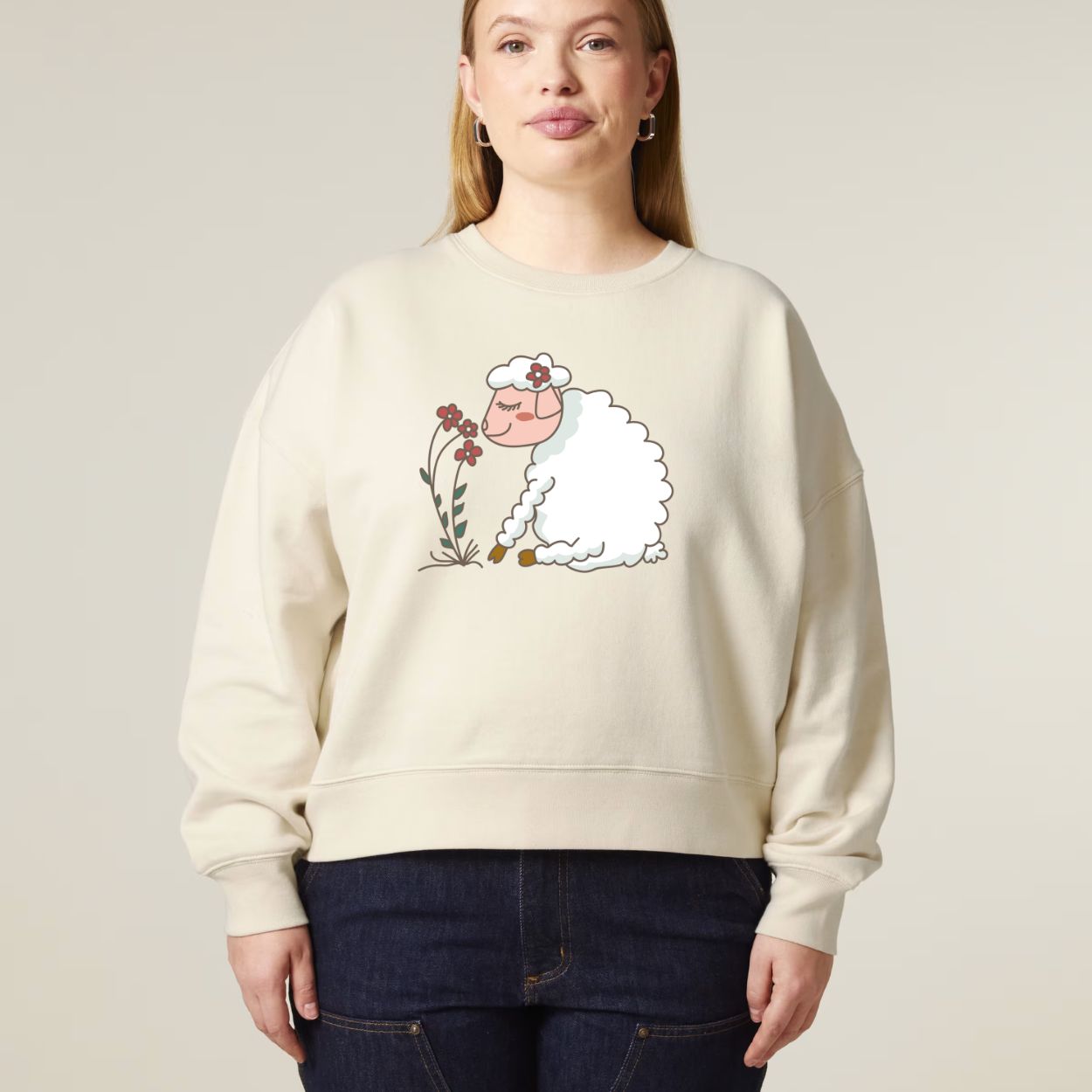 Women’s Cute Sheep Sweatshirt