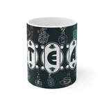 Mug with 'TEA' design on a white background