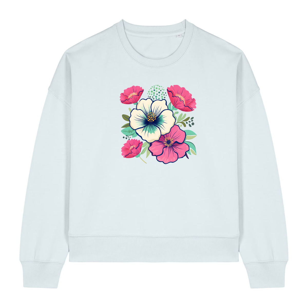 Women's Floral Pattern Sweatshirt
