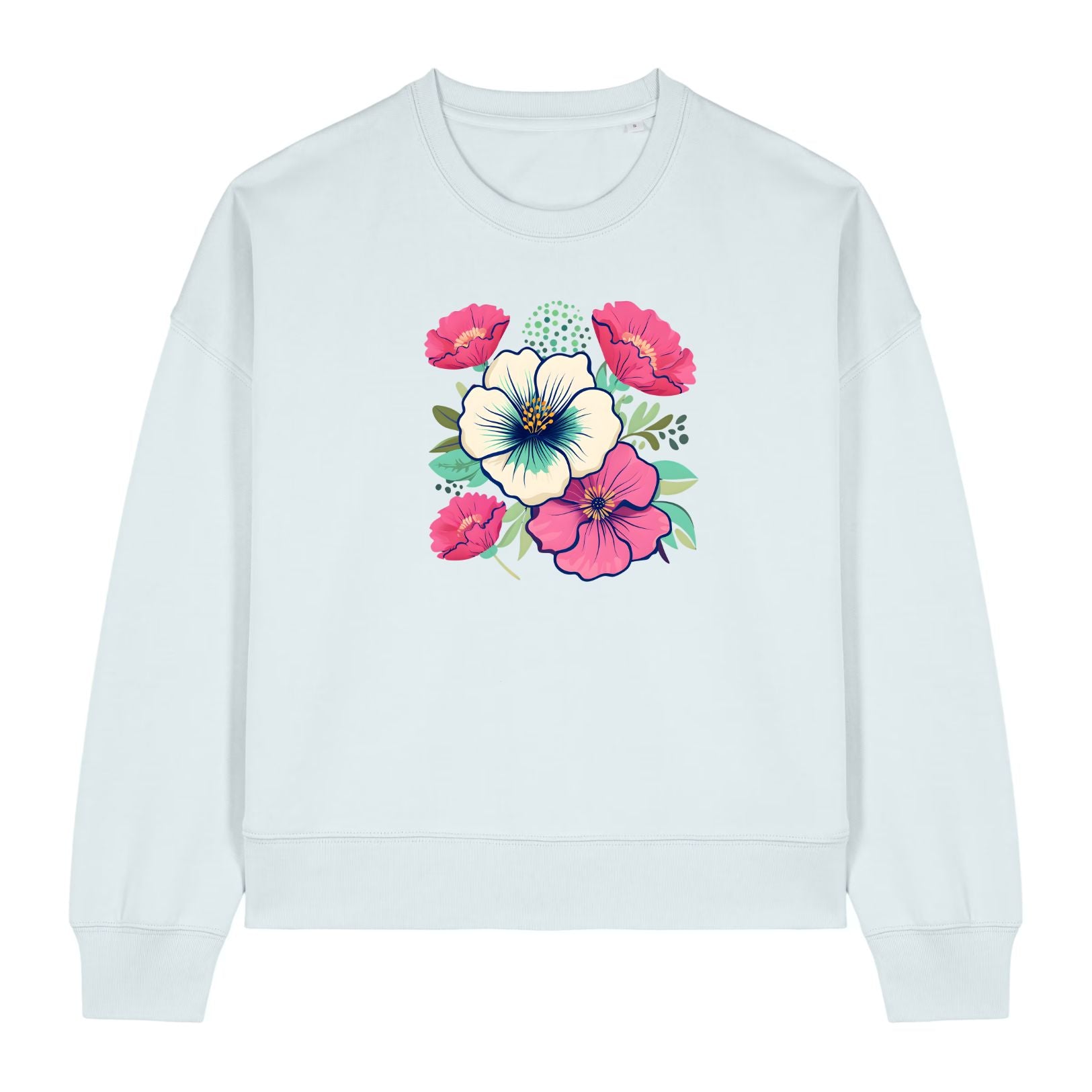 Women's Floral Pattern Sweatshirt