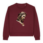 Jesus Portrait Women's Sweatshirt