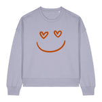 "Love Eyes" Heart Smiley Women's Sweatshirt