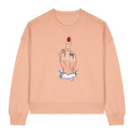 Middle Finger Up Women's Crewneck Sweatshirt