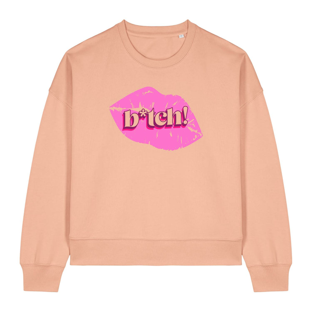 "B*tch" Lips Women's Graphic Sweatshirt