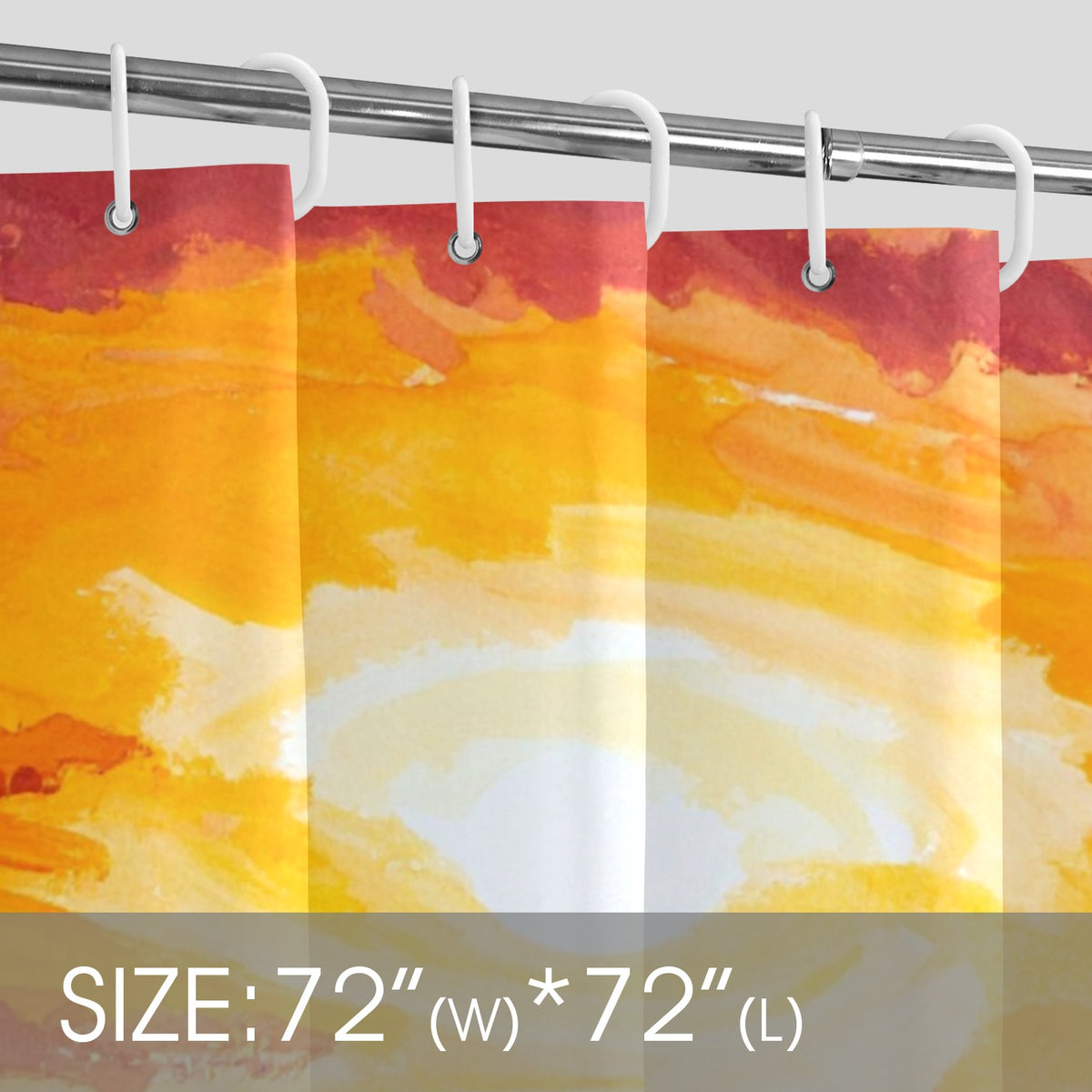 Ocean Sunset Shower Curtain Shower Curtain 72" x 72"