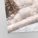 Funny Cute Sad Wet Cat Shower Curtain 