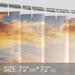 Ocean Sunset Spa Style Bath Curtain