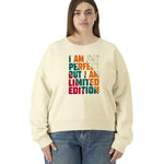 I Am Not Perfect Retro Graphic Organic Cotton Women's Sweatshirt